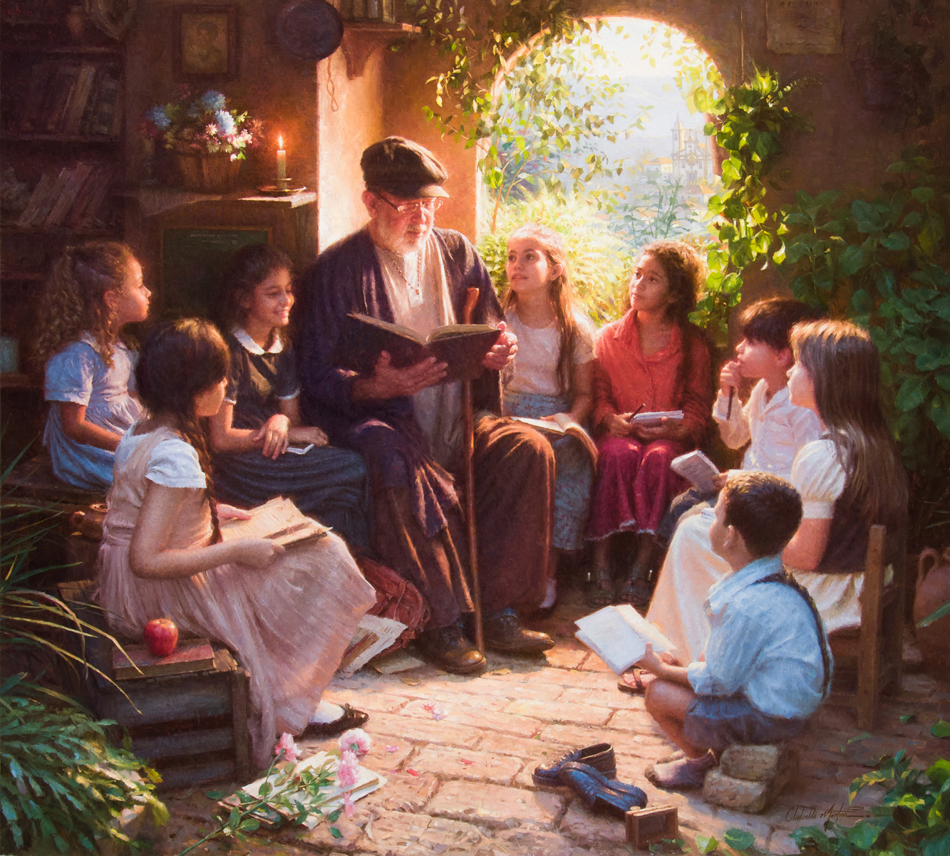 Tales of wisdom, 38x42in, Clodoaldo Martins 2025.jpg
