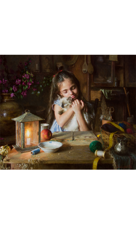 Clara e seu gato.png