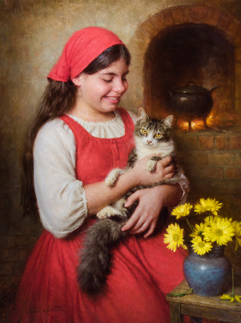 Vitoria's Cat, 31,49 x 23,62 in 